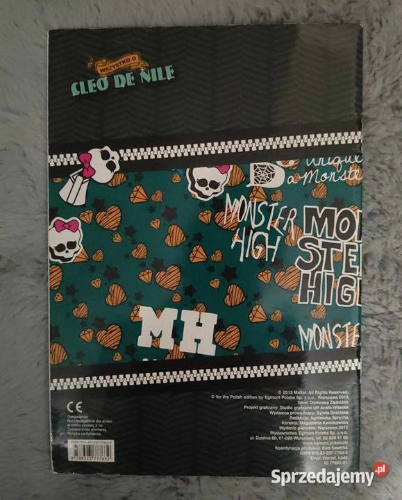 Monstert High wszystko o Cleo De Nile 42013 mazowieckie Warszawa