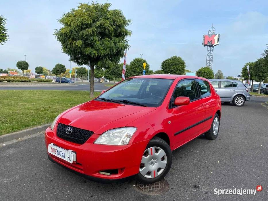 Toyota Corolla 14 Benzyna2002Długie opłatyFajny manualna Łódź