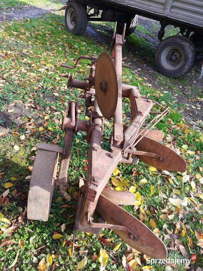 Pług Dwuskibowy Unia Grudziąc Stan Wzorowy Ursus Śmigiel