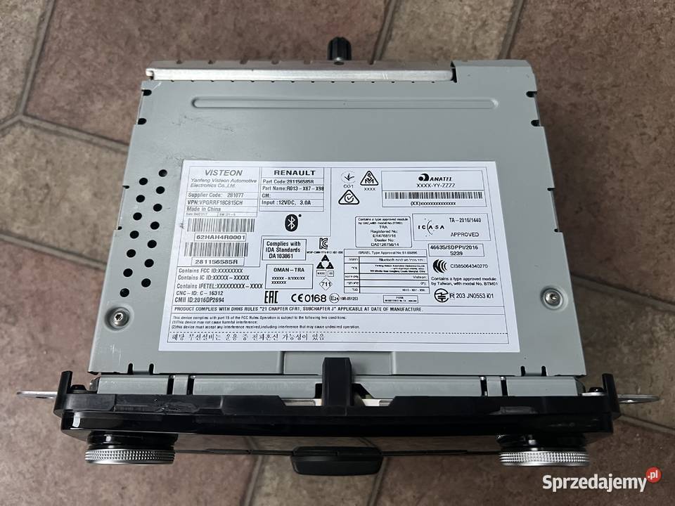 Radio Renault Captur 281156585R wielkopolskie Konin