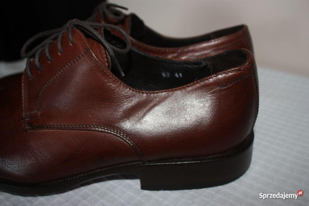 Buty męskie skóry Salamander 41 NIŻSZA Oława