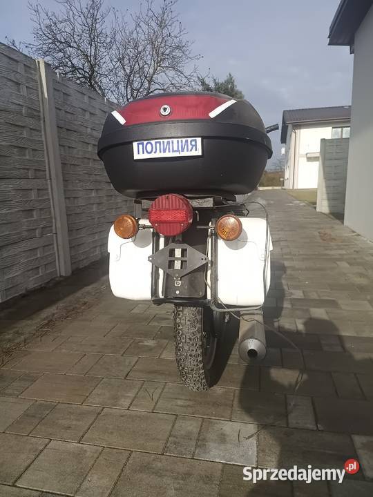 Kufer tylni bagażnik MZ ETZ komplet z podstawą Zduńska Wola