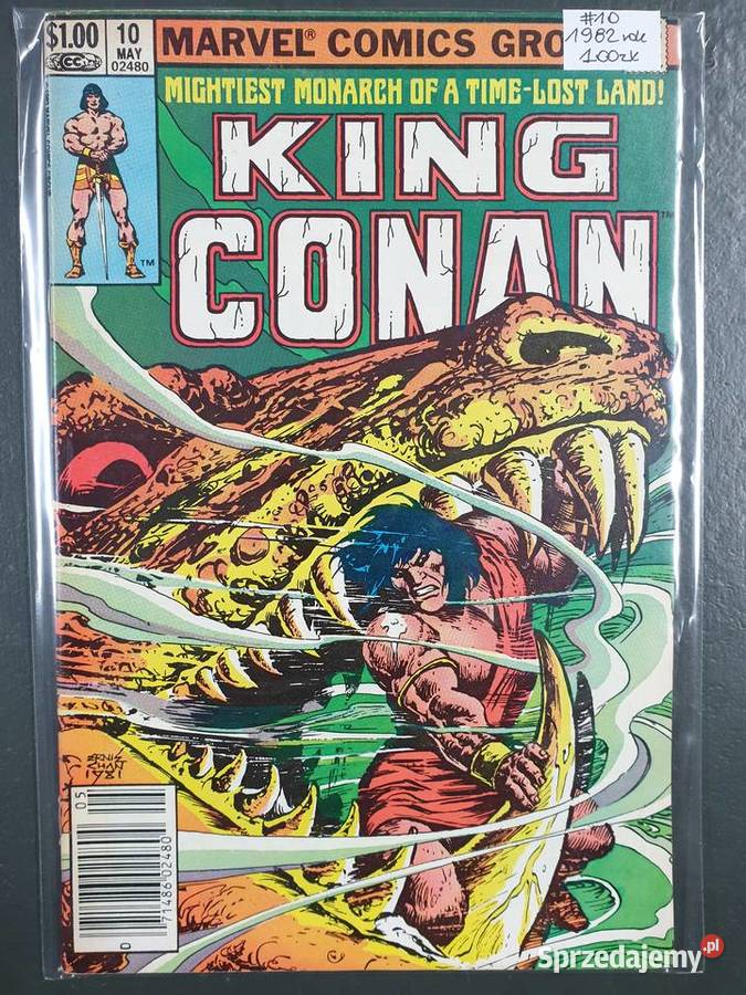 King Conan 9 oryginalnych komiksów Marvel USA Gdynia
