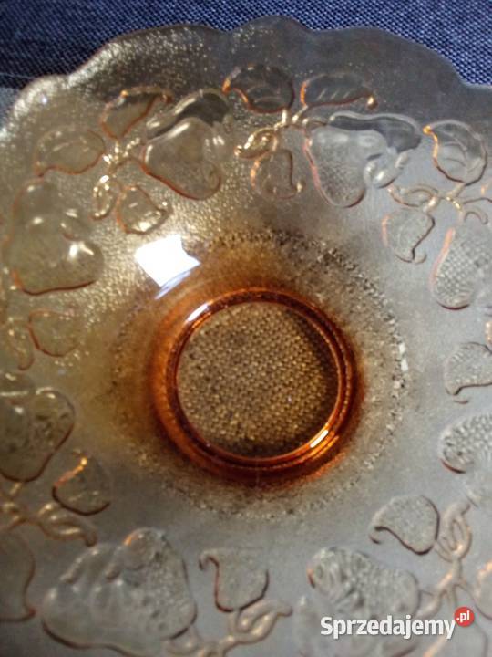 Piękna bursztynowa salaterka Częstochowa