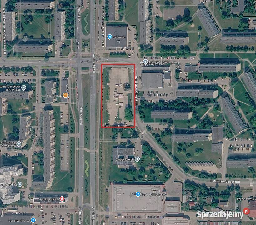DZIAŁKA DEWELOPERSKA 4100 m CIECHANÓW Centrum