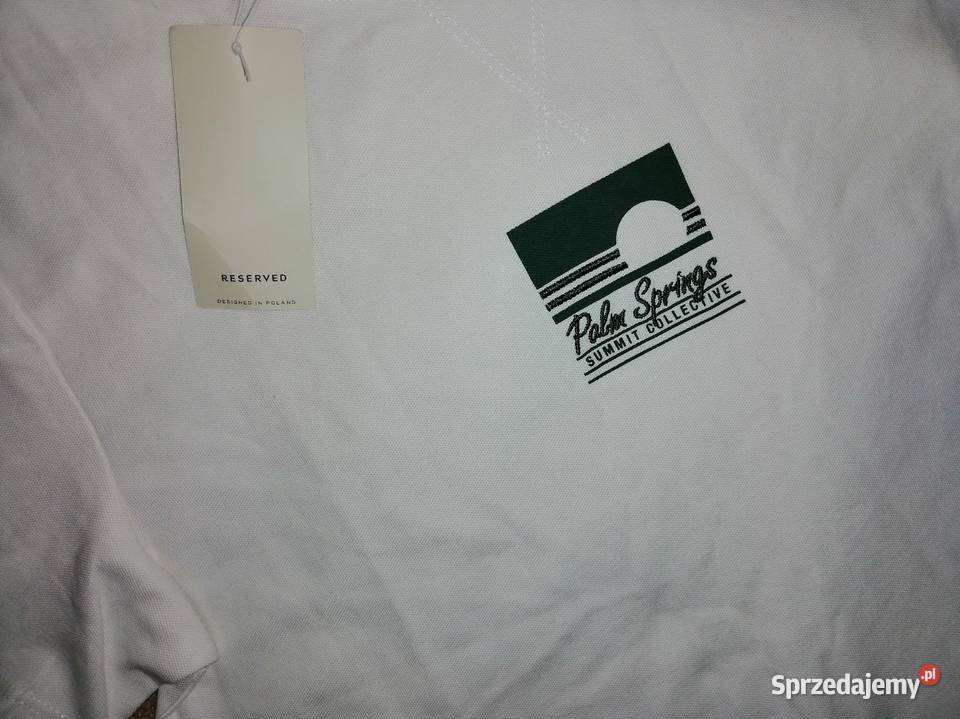 Bluzka koszulka tshirt strukturalny grubszy biały Odzież wyjściowa wielkopolskie Leszno