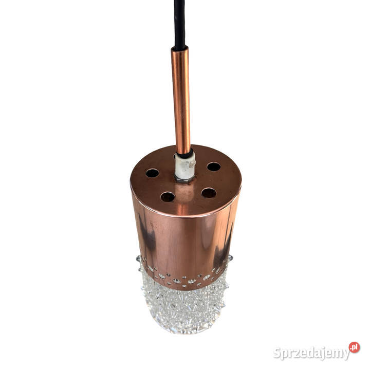 Lampa wisząca proj F Perceny VEB Narva Leuchten