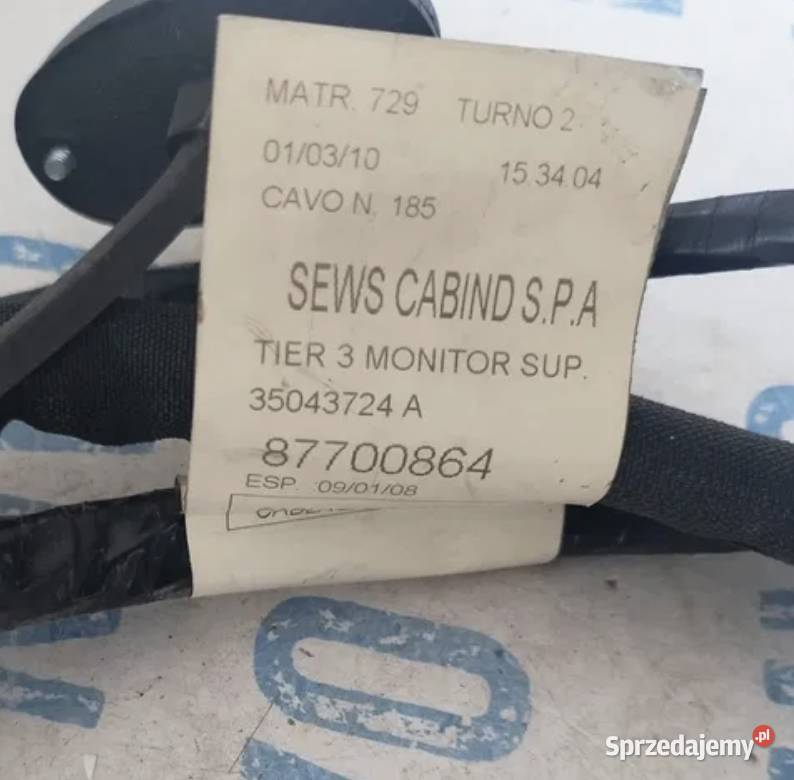 Wiazka monitora 87700864 ciagnik case maxxum Łowicz
