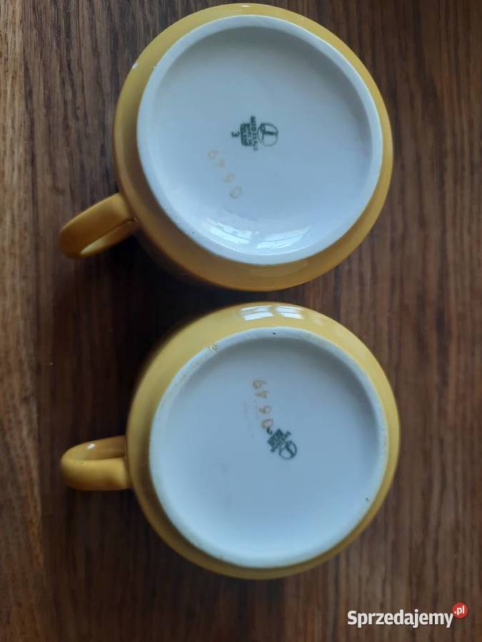 Dwa kubki z kolekcji Kaszubskiej Zakłady warmińsko-mazurskie sprzedam
