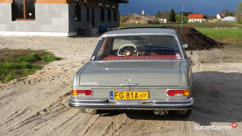 MERCEDES 250SE 1967 sprowadzony Motoryzacja Gorzów Wielkopolski