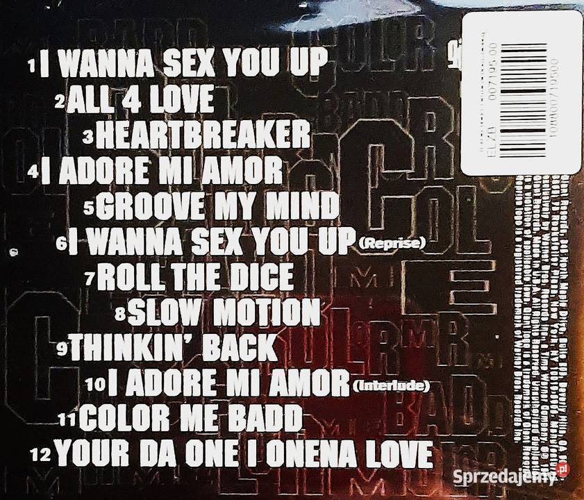 Album CD Zespołu COLOR Me BADD Album Cmb CD dolnośląskie Lubin
