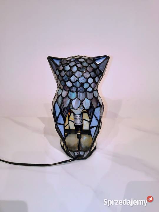 Tiffany lampa witrażowa stołowa nocna biurowa Zaręba