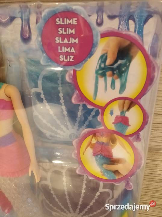 NAJTANIEJ Barbie Syrenka Brokatowy Slime Zabrze