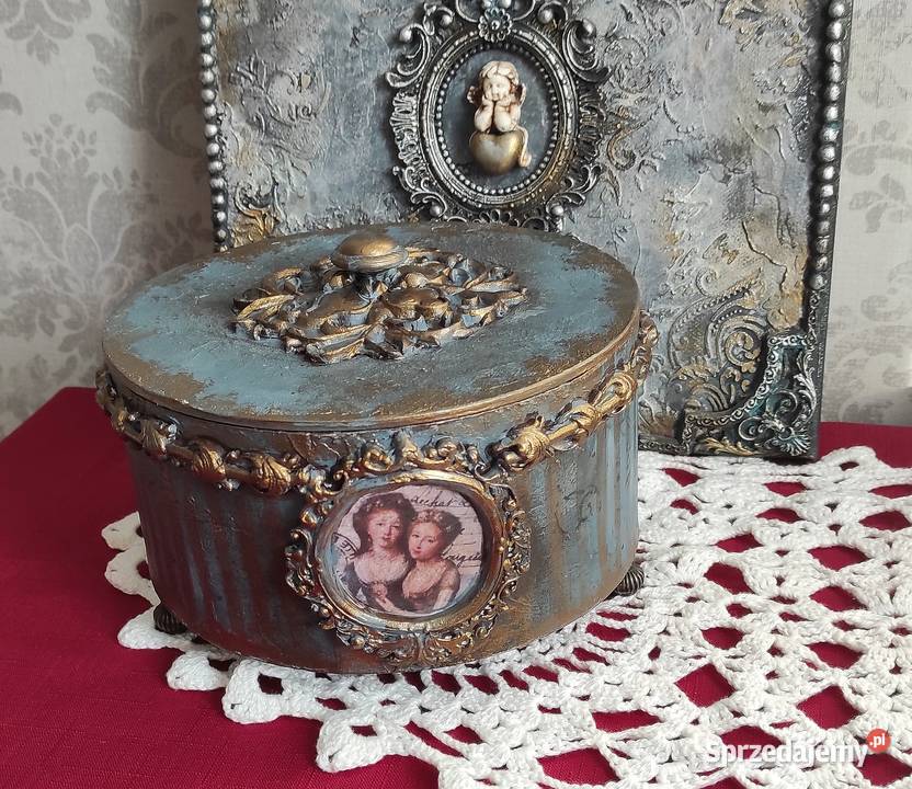 Szkatułka na biżuterię Styl retro Prezent podkarpackie Stalowa Wola