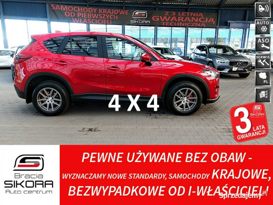 Mazda CX5 4x4 91 Krajowy 100 BEZWYPADKOWY wielofunkcyjna kierownica śląskie Mysłowice
