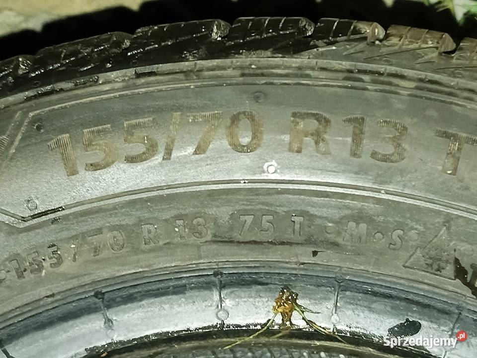 Opona zimowa prawie nowa 155x70x13 2025r Rabka-Zdrój