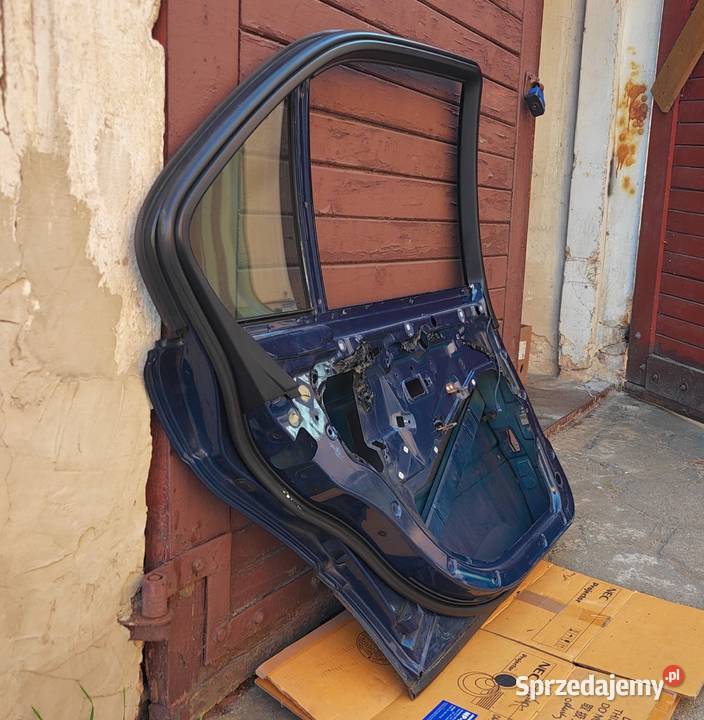BMW E38 drzwi lewy tył tylne Biarritz Blau Blue Rok produkcji 1999 Elbląg