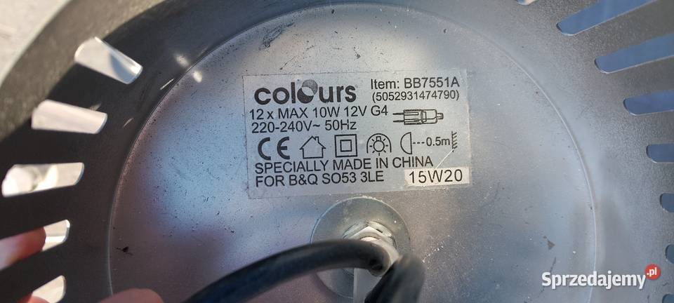 Lampa wisząca żyrandol nowa mazowieckie Joniec