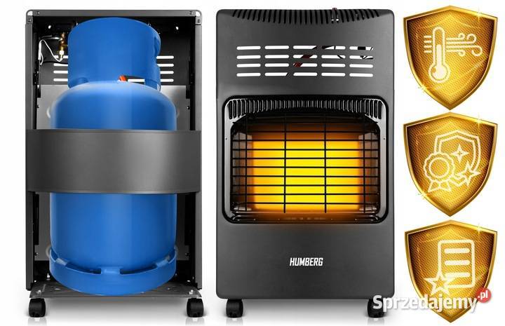 PIECYK GAZOWY NA BUTLE składany wydajny slim Kominki gazowe Kielce