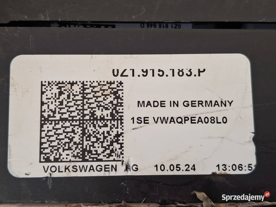 VW ID4 ID4 ID3 ID3 MODUŁ STEROWNIK PRZEKAŹNIK osobowe Bieleń