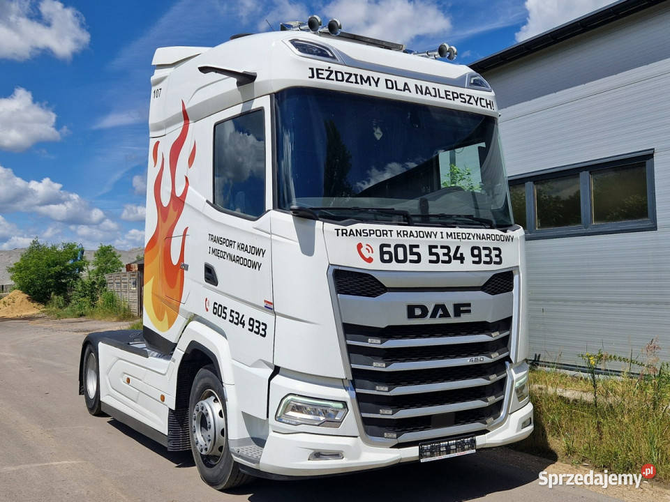 DAF XG480 FT STANDARD HYDRAULIKA TV DMC 50 TON komputer pokładowy Poręba