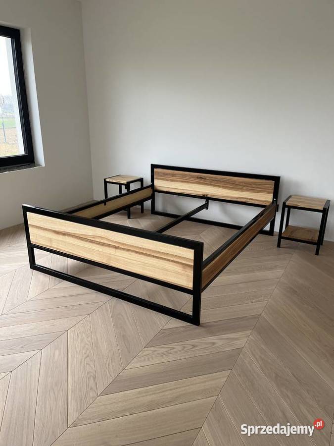 Łóżko metalowe loft Wilamowice