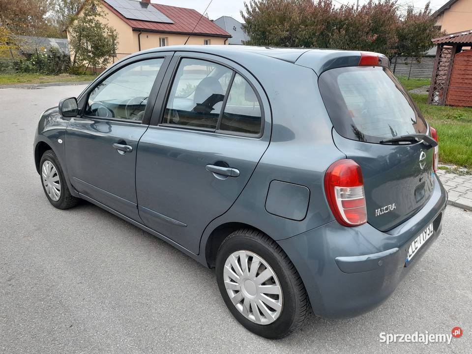 Nissan Micra 12 benzyna5 drzwi198 przebiegu2011 1200cm3 lubelskie Siedliszcze-Osada