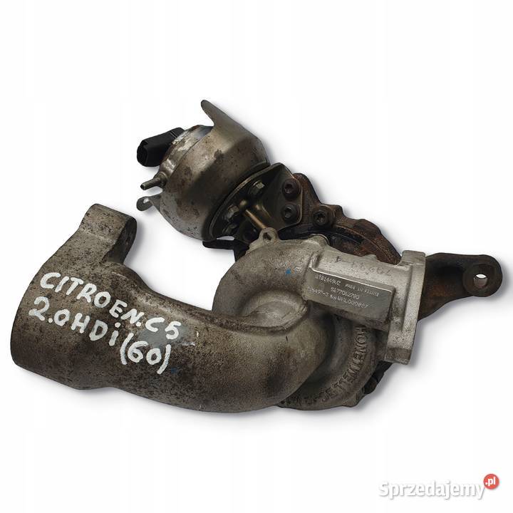 TURBOSPRĘŻARK Citroen C5 III 20 HDI 9677062780 Turbosprężarki Części samochodowe lubelskie Chełm