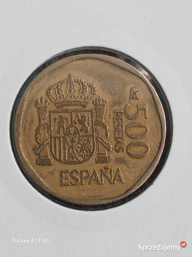 500 Pesetów Hiszpania 1987 r Konin