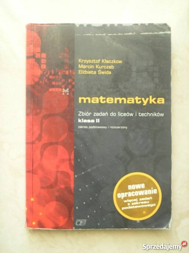 Matematyka podręcznik i zbiór zadań klasa 2 Kraków