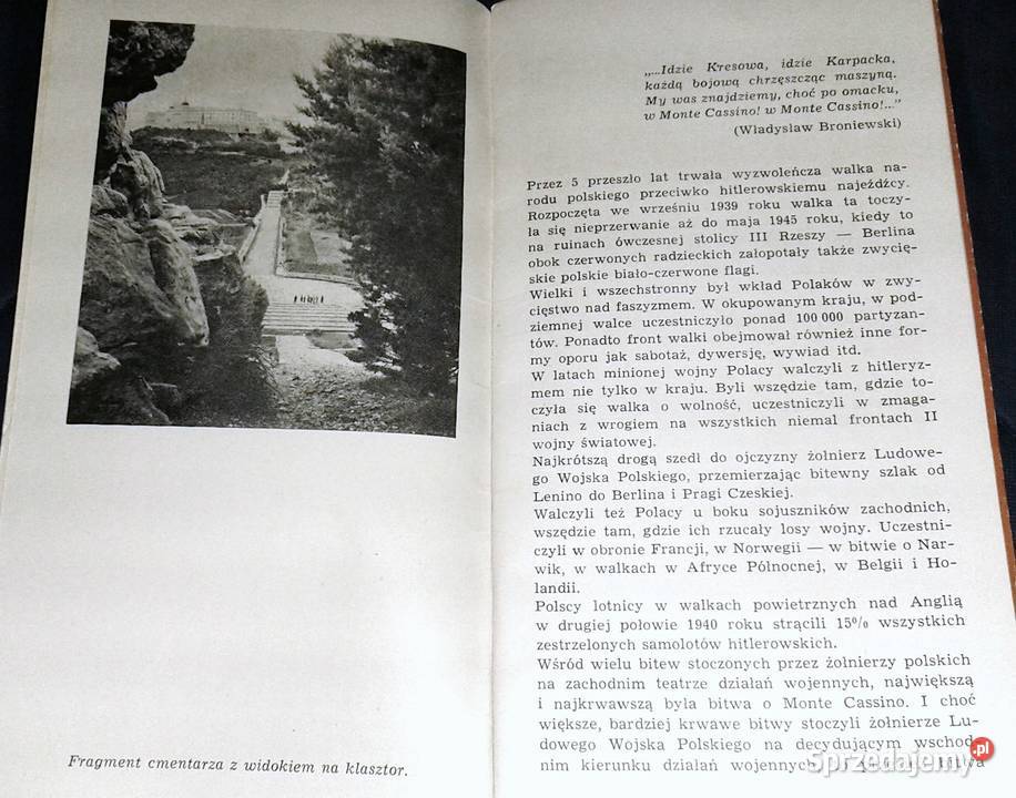 Monte Cassino 1944 Andrzej Czerkawski Chełm sprzedam