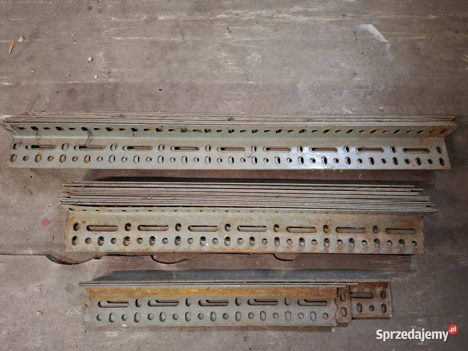 Stalowe kątowniki perforowane meblowe sprzedam