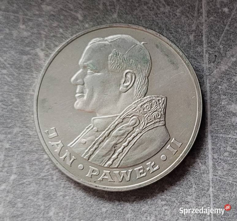 227 POLSKA srebro 1000 Złotych 1983 r Papież łódzkie Wola Kruszyńska