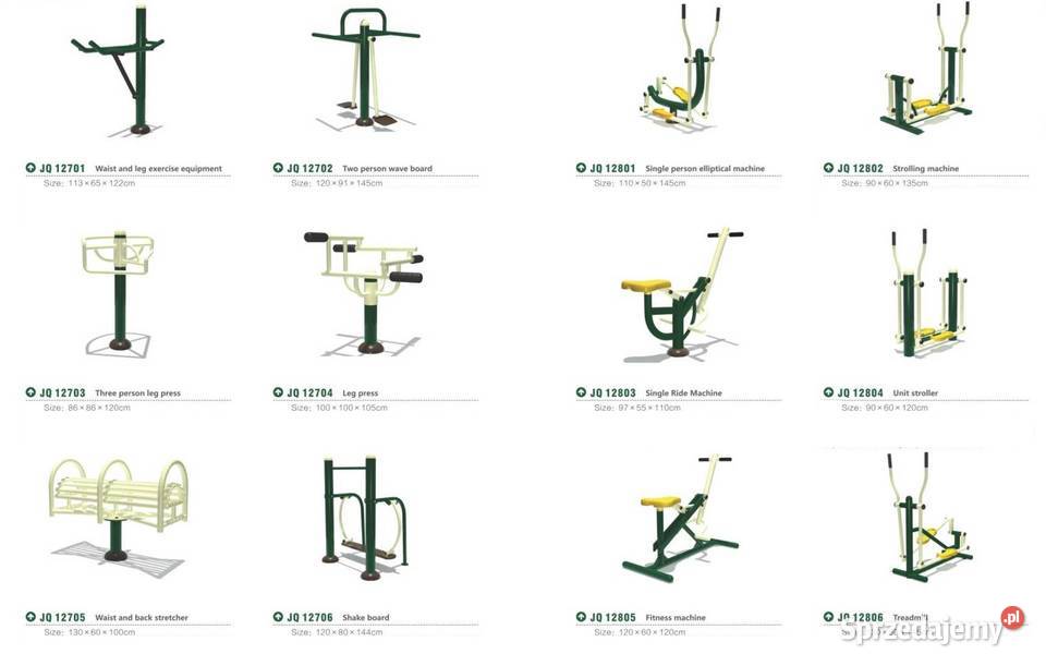 Siłownie plenerowe zewnętrzne fitness Urządzenia Świdnica sprzedam