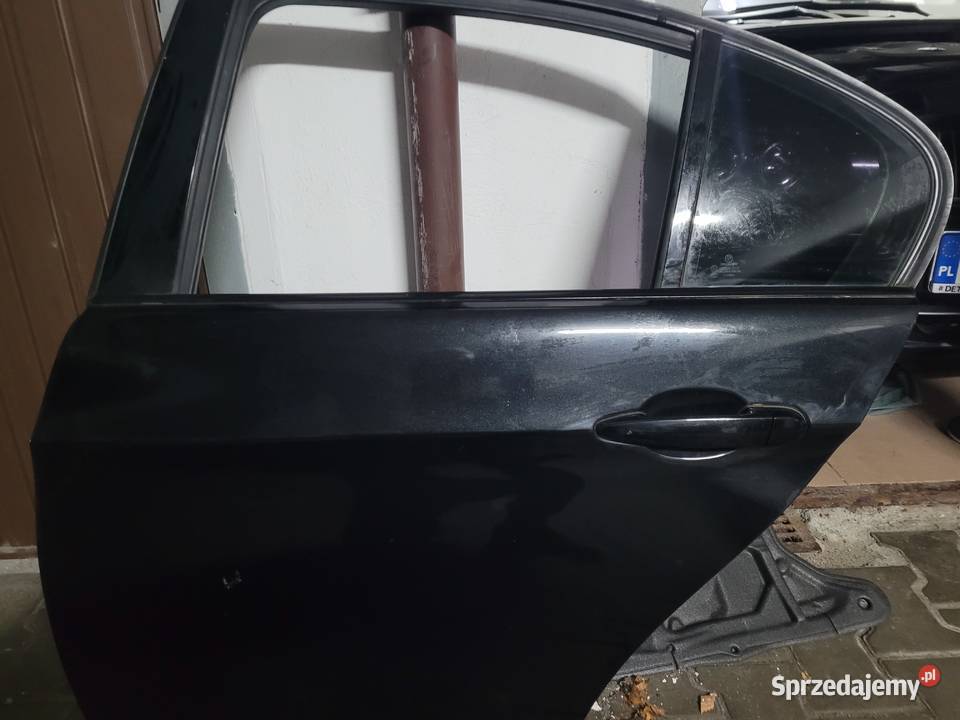 drzwi lewy tył kierowcą e90 czarne