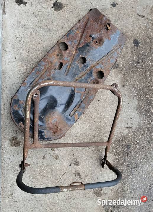 Bagażnik boczny blacha siedzenia WSK Osiecznica
