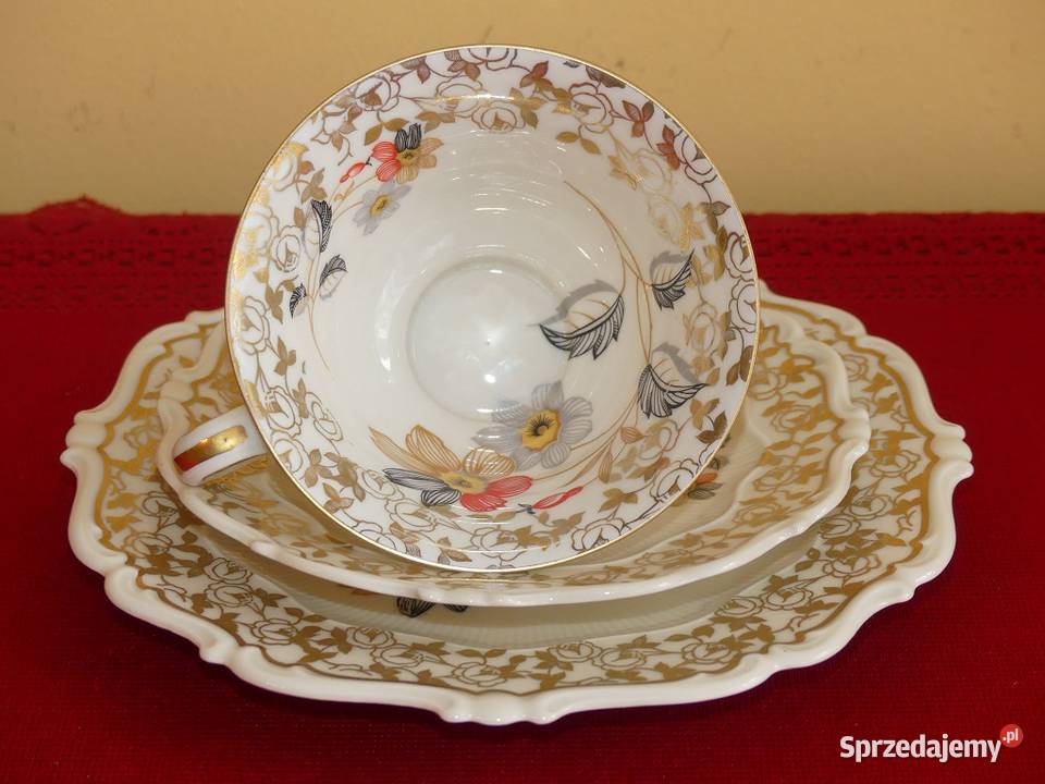 Komplet śniadaniowy Sorau Żary 1928 45 UNIKAT Poznań sprzedam