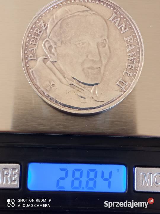 Pamiątkowy medal Jan Paweł II Łódź sprzedam