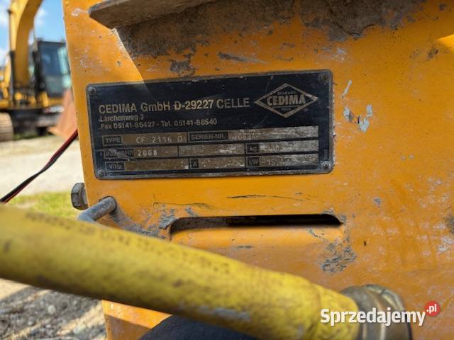 przecinarka samojezdna CEDIMA CF 2116D2008 r 636 Chojnów
