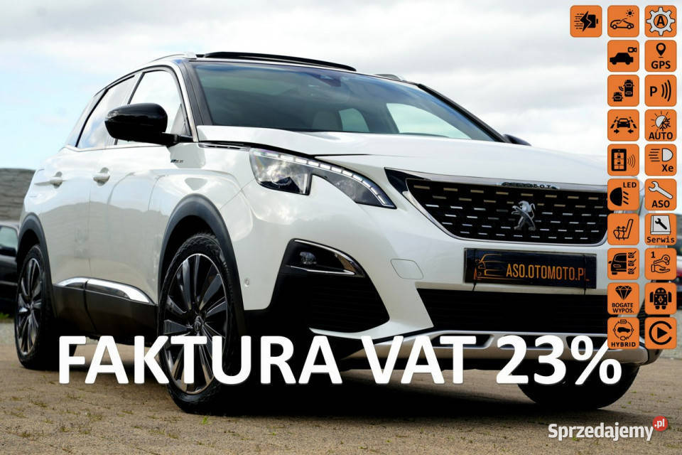 Peugeot 3008 GT ful led skóra masaze ACC kamery Otmuchów
