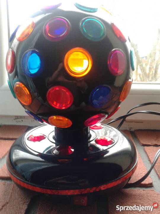 Świecąca kolorowa kula DISCO MINI