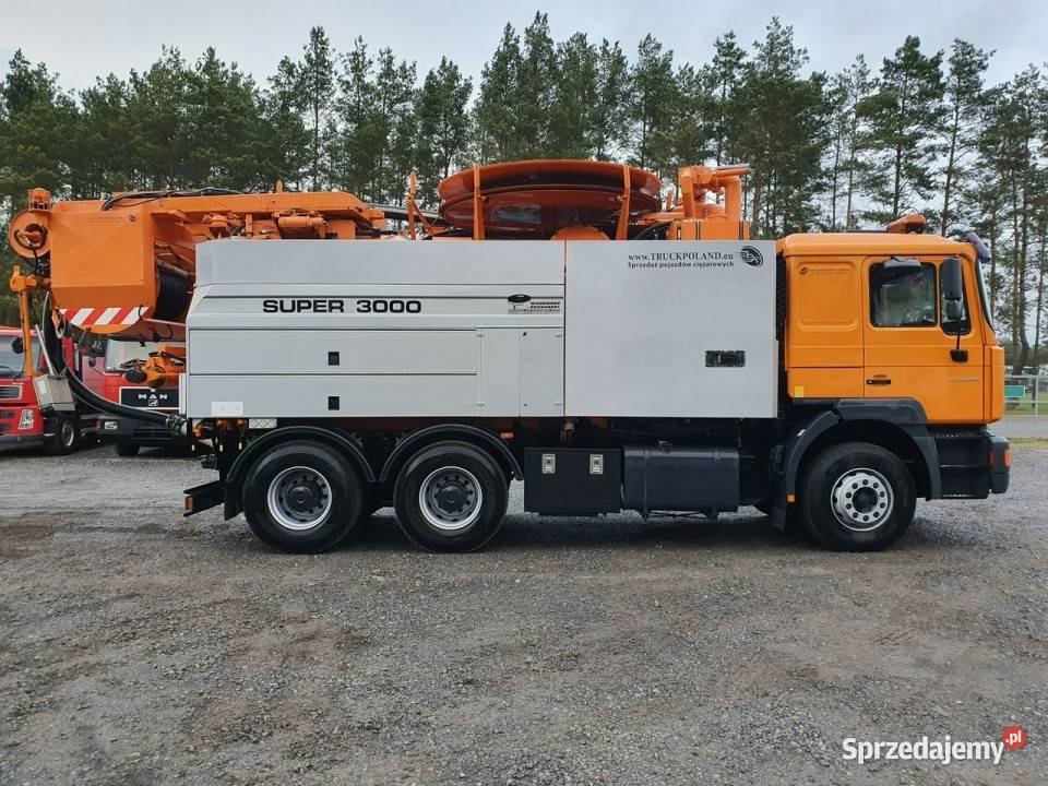 MAN WUKO Wiedemann Super 3000 z recyklingiem 6x4 elektryczne szyby Daleszyce