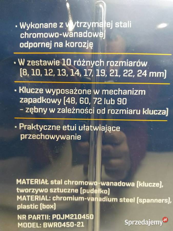 NAJTANIEJ Klucze Zapadkowe Płasko Oczkowe 10 Ręczne śląskie Zabrze sprzedam