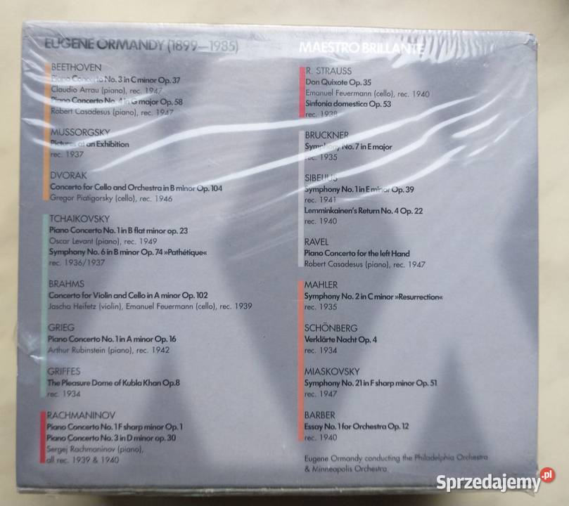 10 CD BOX muzyki klasycznej największych Krotoszyn sprzedam