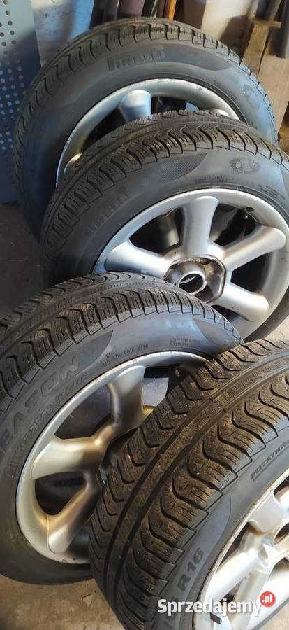 Alufelgi R16 4x108 opony całoroczne 20 Pirelli Żurada sprzedam