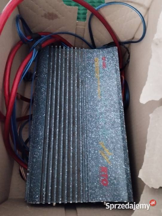 Tuba basowa Blaupunkt z wzmacniaczem i kablami Głośniki Kisielice