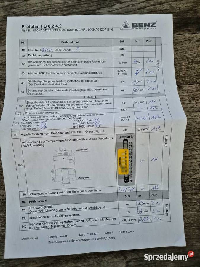 HOMAG Wekee Agregat FLEX 5 BENZ CNC wielkopolskie Gołańcz
