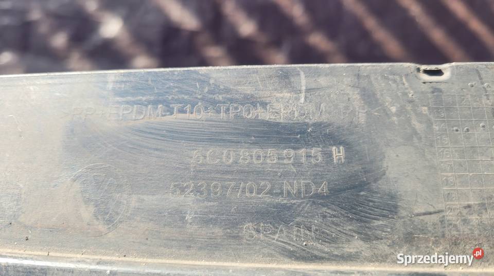 HOKEJ DOKŁADKA ZDERZAKA PRZÓD VW POLO V LIFT 14 Ruda Śląska