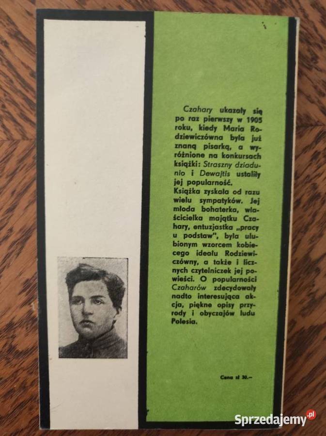 CZAHARY Maria Rodziewiczówna 1975 Rok wydania 0 świętokrzyskie Kielce