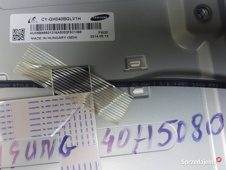 Samsung Ue 40H5080AS zbita matryca LED Sosnowiec